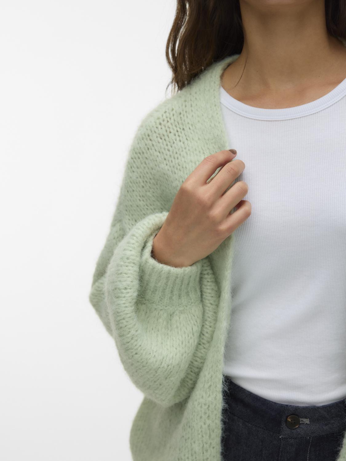 VMMAYBE Knitted Cardigan - Fog Green - VERO MODA & VILA Bergvik
